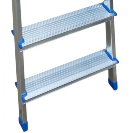 Стремянка двухсторонняя алюм широкая площадка 5ст TARKO 14205е Стремянка двухсторонняя алюм широкая площадка 5ст TARKO 14205е