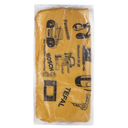 Пакеты "майка", КОМПЛЕКТ 50 шт., 44+18х68 см, ПНД, "Электрон", ЖЕЛТЫЙ, 25 мкм Пакеты "майка", КОМПЛЕКТ 50 шт., 44+18х68 см, ПНД, "Электрон", ЖЕЛТЫЙ, 25 мкм