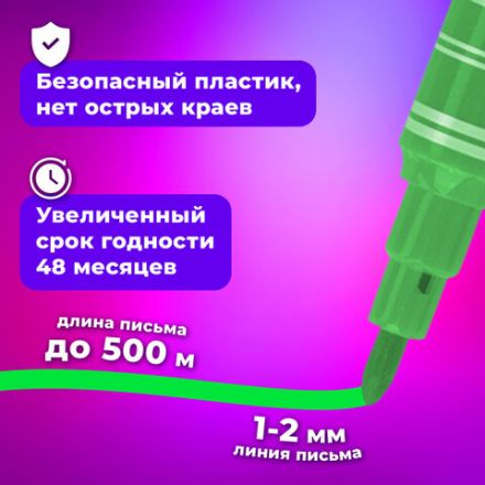 Фломастеры BRAUBERG "PREMIUM", 18 цветов, КОРПУС С ПЕЧАТЬЮ, вентилируемый колпачок, ПВХ-упаковка с европодвесом, 151943