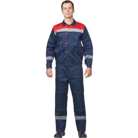 Костюм рабочий летний муж. л20-КБР син/красн (р.60-62) 182-188 Костюм рабочий летний муж. л20-КБР син/красн (р.60-62) 182-188