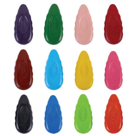 Восковые мелки фигурные BRAUBERG KIDS "Капельки", 12 цветов, 273094 Восковые мелки фигурные BRAUBERG KIDS "Капельки", 12 цветов, 273094
