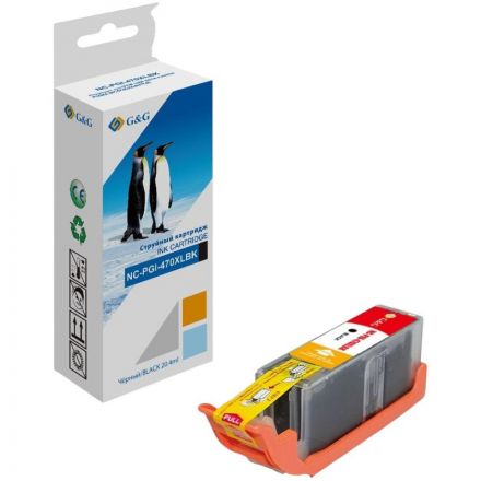 Картридж струйный G&G PGI-470XLBK чер. для Canon MG5740/MG6840/MG7740 Картридж струйный G&G PGI-470XLBK чер. для Canon MG5740/MG6840/MG7740