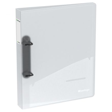 Папка на 2 кольцах Berlingo "No Secret", 40мм, 700мкм, полупрозрачная, D-кольца, с внутр. карманом Папка на 2 кольцах Berlingo "No Secret", 40мм, 700мкм, полупрозрачная, D-кольца, с внутр. карманом