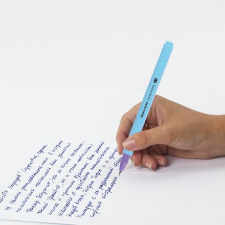 Ручка гелевая BRAUBERG "COLOR PASTEL", СИНЯЯ, корпус ассорти, узел 0,5, линия 0,35 мм, 144121 Ручка гелевая BRAUBERG "COLOR PASTEL", СИНЯЯ, корпус ассорти, узел 0,5, линия 0,35 мм, 144121