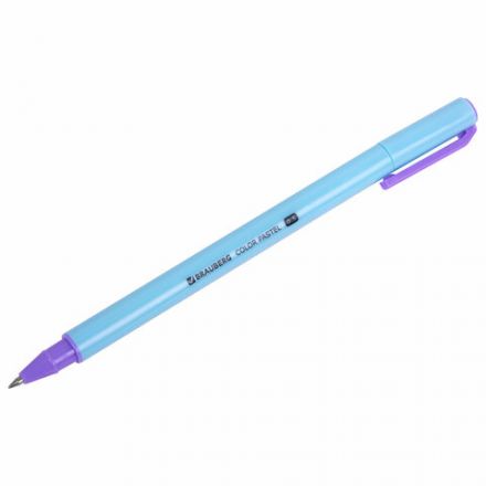 Ручка гелевая BRAUBERG "COLOR PASTEL", СИНЯЯ, корпус ассорти, узел 0,5, линия 0,35 мм, 144121