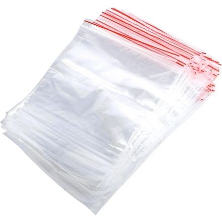 Пакет с замком (Zip Lock) 15 х 20 см, 32  мкм, 1000 шт/уп эконом