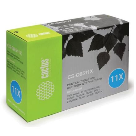 Картридж лазерный CACTUS (CS-Q6511X) для HP LaserJet 2410/2420/2430, ресурс 12000 стр. Картридж лазерный CACTUS (CS-Q6511X) для HP LaserJet 2410/2420/2430, ресурс 12000 стр.