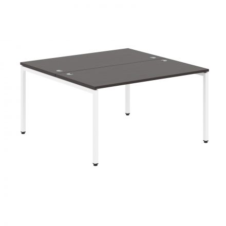 Стол 2-х местный XWST 1414 Легно темный/Белый 1400х1406х750 XTEN-S
