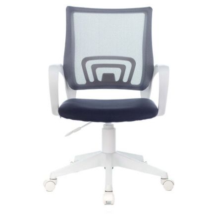 Кресло BRABIX "Fly MG-396W", с подлокотниками, пластик белый, сетка, темно-серое, 532400, MG-396W_532400 Кресло BRABIX "Fly MG-396W", с подлокотниками, пластик белый, сетка, темно-серое, 532400, MG-396W_532400