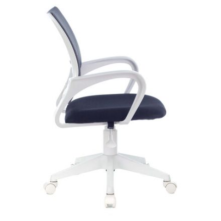 Кресло BRABIX "Fly MG-396W", с подлокотниками, пластик белый, сетка, темно-серое, 532400, MG-396W_532400 Кресло BRABIX "Fly MG-396W", с подлокотниками, пластик белый, сетка, темно-серое, 532400, MG-396W_532400