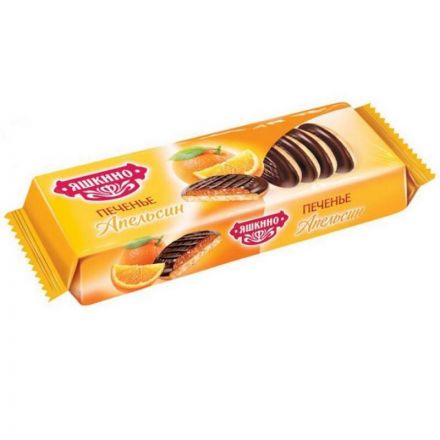 Печенье сдобное Яшкино апельсин 137г ЯП206 Печенье сдобное Яшкино апельсин 137г ЯП206