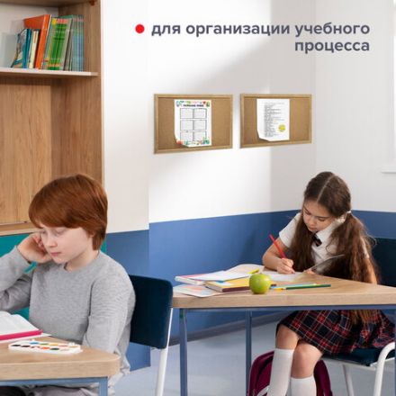 Доска пробковая для объявлений А3, 342х484 мм, ГАРАНТИЯ 10 ЛЕТ, BRAUBERG, 231990 Доска пробковая для объявлений А3, 342х484 мм, ГАРАНТИЯ 10 ЛЕТ, BRAUBERG, 231990