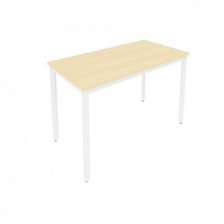 Slim Стол письменный на металлокаркасе С.СП-4.1 Клён/Белый металл 1180*600*750