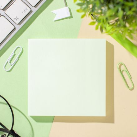 Стикеры Attache 76x76 мм пастельные салатовые (1 блок, 100 листов)