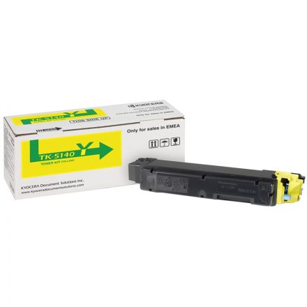 Тонер-картридж Kyocera TK-5140Y желтый оригинальный