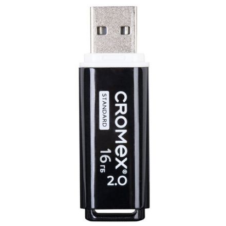 Флеш-диск 16 GB, CROMEX (КРОМЕКС) Standard USB 2.0, черный, 514158 Флеш-диск 16 GB, CROMEX (КРОМЕКС) Standard USB 2.0, черный, 514158