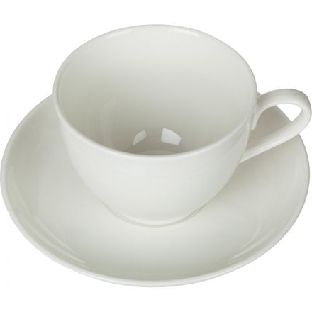 Чайная пара Chan Wave Classic фарфор, белый, V=220мл, фк0148 Чайная пара Chan Wave Classic фарфор, белый, V=220мл, фк0148