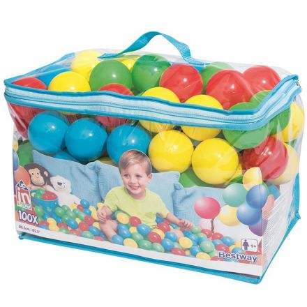 Шарики для игр, 100шт/уп, 6,5см, Bestway 52027, 003754