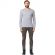 Футболка (160 г.) с длинным рукавом сер.(XXXL)