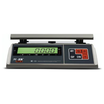 Весы фасовочные MERTECH M-ER 326AFU-3.01, LCD (0,01-3 кг), дискретность 1 г, платформа 255x205 мм, 3058 Весы фасовочные MERTECH M-ER 326AFU-3.01, LCD (0,01-3 кг), дискретность 1 г, платформа 255x205 мм, 3058