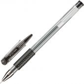 Ручка гелевая неавтомат. Attache Gelios-030 черный, игольч.0,5мм,манж