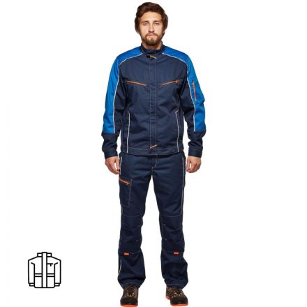 Куртка рабочая летняя муж. л34-КУ т.син/вас (р.64-66) 170-176 (мод.КУ208) Куртка рабочая летняя муж. л34-КУ т.син/вас (р.64-66) 170-176 (мод.КУ208)