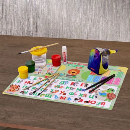 Настольное покрытие BRAUBERG KIDS, А3+, пластик, 46x33 см, "Back to school", 272367 Настольное покрытие BRAUBERG KIDS, А3+, пластик, 46x33 см, "Back to school", 272367