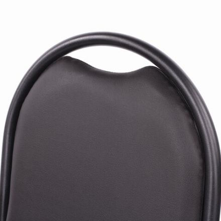 Стул для посетителей РС00Л, черный каркас, кожзам черный Стул для посетителей РС00Л, черный каркас, кожзам черный