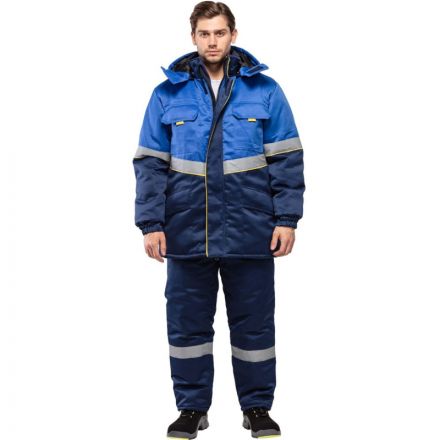 Куртка рабочая зимняя муж з43-КУ вас/син (р.52-54) 194-200(серия З)