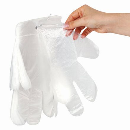 Перчатки полиэтиленовые одноразовые, ОТРЫВНЫЕ, КОМПЛЕКТ 50 пар (100 штук) размер М, LAIMA, 607354 Перчатки полиэтиленовые одноразовые, ОТРЫВНЫЕ, КОМПЛЕКТ 50 пар (100 штук) размер М, LAIMA, 607354