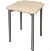 Табурет MKM_усиленный 22 ваниль крап/хром Табурет MKM_усиленный 22 ваниль крап/хром