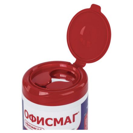 Салфетки для экранов всех типов и пластика ОФИСМАГ с ароматом "АСТРА", туба 100 шт., влажные, 511691 Салфетки для экранов всех типов и пластика ОФИСМАГ с ароматом "АСТРА", туба 100 шт., влажные, 511691