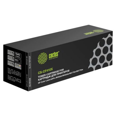 Картридж лазерный CACTUS (CS-CF410X) для HP LaserJet Pro M477fdn/fdw/M452dn/nw, черный, ресурс 6500 стр. Картридж лазерный CACTUS (CS-CF410X) для HP LaserJet Pro M477fdn/fdw/M452dn/nw, черный, ресурс 6500 стр.