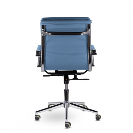 Кресло СН-303 Кайман Трио Н soft хром Ср S-0420 (светло-голубой)