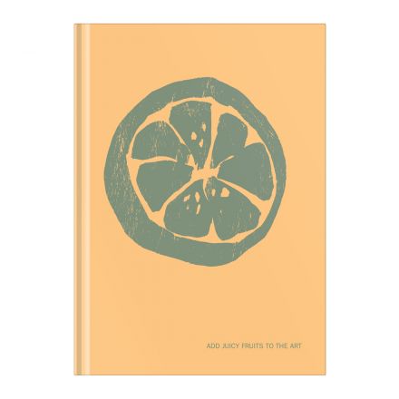 Записная книжка А5 64л. BG "Сочные фрукты", soft-touch ламинация, блок-еженедельник, блок 80 гр/м2