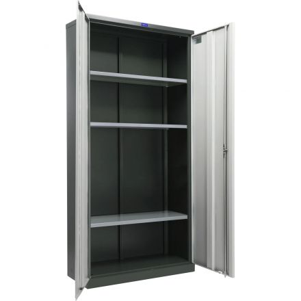 Шкаф для бумаг Cobalt Office 18 антрацит/серый (R7043/7038) 915х370х1830