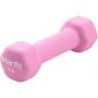 Гантель неопреновая STARFIT DB-201 1 кг, розовый пастель., ЦБ-00001426