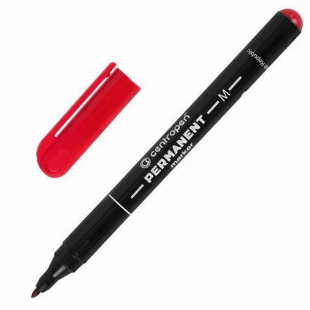 Маркер перманентный CENTROPEN 2846, КРАСНЫЙ, тонкий наконечник, 1 мм, 6 2846 9404 Маркер перманентный CENTROPEN 2846, КРАСНЫЙ, тонкий наконечник, 1 мм, 6 2846 9404