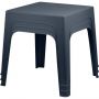 Стол PR_журнальный Decorona DeForma 595x595x495 мм графитовый шторм