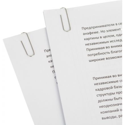 Скрепки Attache металлические оцинкованные 28 мм (100 штук в упаковке)