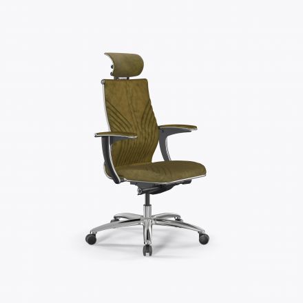 Кресло Samurai M3-13U - GoyaLE  Оливковый Kc31/Wm31/U1mV-mL/H13mV-3D(M26.B31.G20.W03)