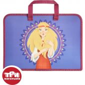 Папка для тетрадей КОМУС Три богатыря Аленушка,А4,молн,руч,пласт,75,ПТ 14-4 Папка для тетрадей КОМУС Три богатыря Аленушка,А4,молн,руч,пласт,75,ПТ 14-4