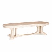 Стол VERSAL овальный бук, мдф, 300 (350/400) х 110 х 78 см, бежевый патина Стол VERSAL овальный бук, мдф, 300 (350/400) х 110 х 78 см, бежевый патина