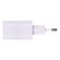 Зарядное устройство быстрое сетевое (220 В) SONNEN, USB QC 3.0 + Type-C PD 20 Вт, 3 А, белое, 455505