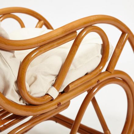 Кресло-качалка VIENNA (разборная) / без подушки /, ротанг top quality, 58x133x102 см, Cognac (коньяк) Кресло-качалка VIENNA (разборная) / без подушки /, ротанг top quality, 58x133x102 см, Cognac (коньяк)