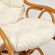 Кресло-качалка VIENNA (разборная) / без подушки /, ротанг top quality, 58x133x102 см, Cognac (коньяк)