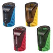 Точилка BRAUBERG "Cell" с контейнером, пластиковая, овальная, цвет корпуса ассорти, 226944 Точилка BRAUBERG "Cell" с контейнером, пластиковая, овальная, цвет корпуса ассорти, 226944