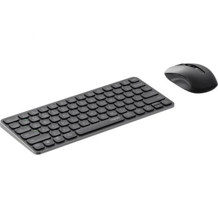 Набор клавиатура+мышь RAPOO беспроводная 9050S, цв. Dark Grey