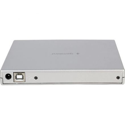 Привод внешний Gembird DVD-USB-02-SV CD/DVD USB 2.0, пластик, серебристый Привод внешний Gembird DVD-USB-02-SV CD/DVD USB 2.0, пластик, серебристый