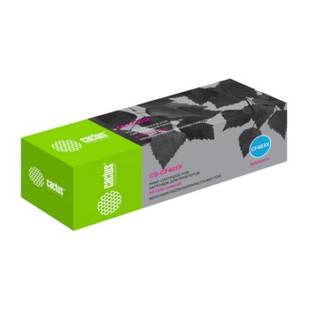Картридж лазерный CACTUS (CS-CF403X) для HP LaserJet Pro M277n/dw/M252n/dw, пурпурный, ресурс 2300 стр. Картридж лазерный CACTUS (CS-CF403X) для HP LaserJet Pro M277n/dw/M252n/dw, пурпурный, ресурс 2300 стр.